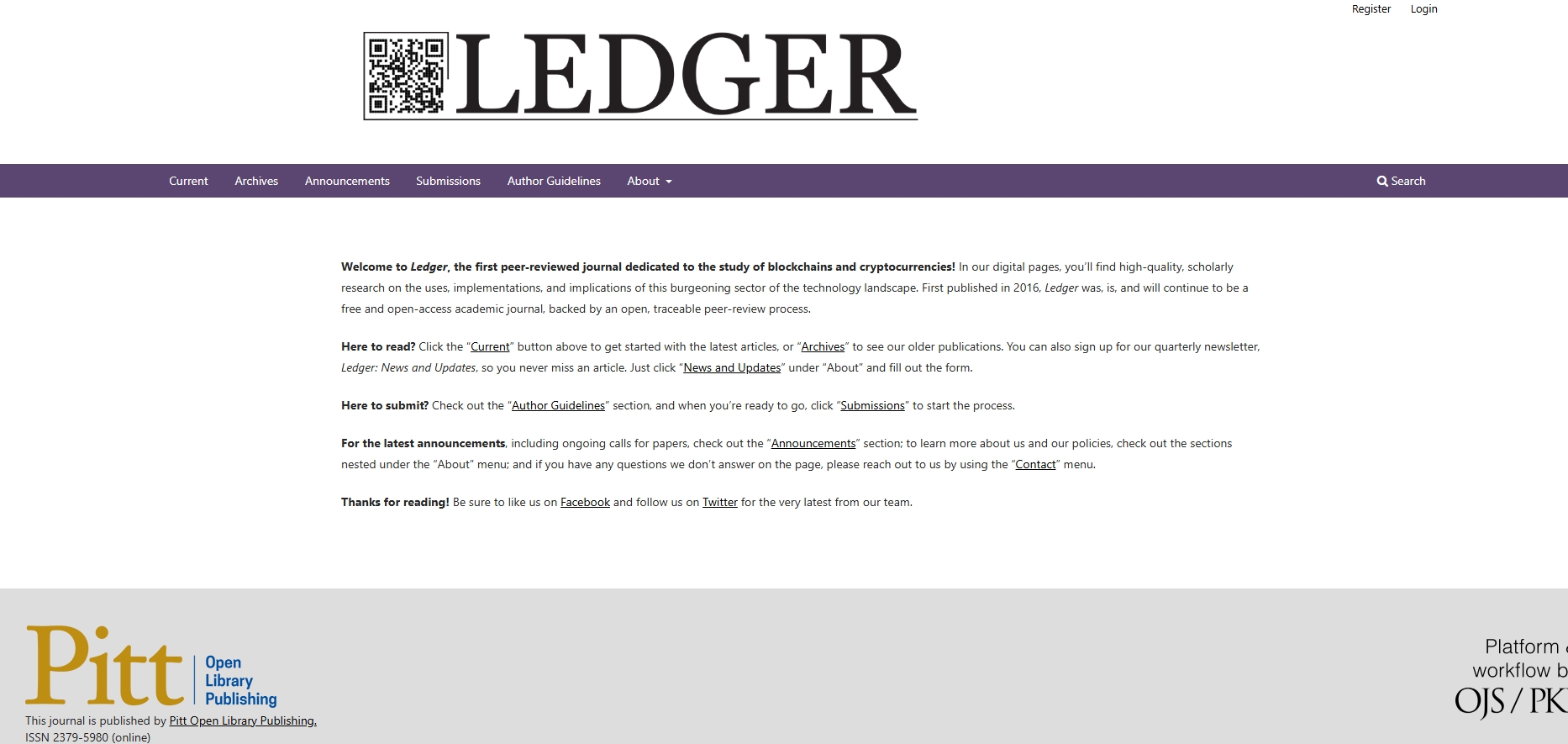 Обзор ledgerjournal.org
